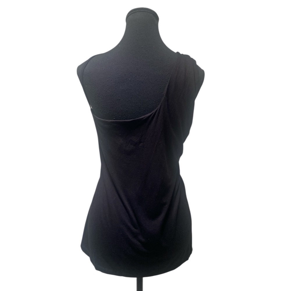 Tart Black One-Shoulder Tank Top GUC XL - Picture 2 of 4